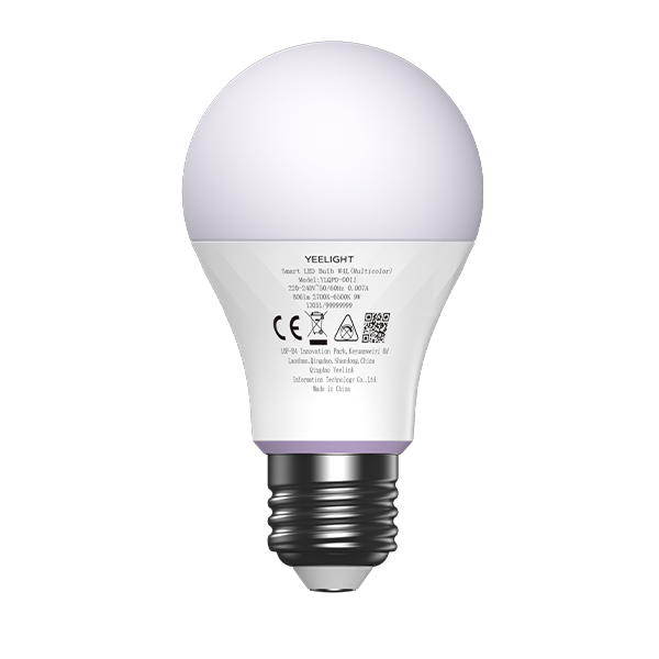 נורה LED חכמה צבעונית דגם Yeelight Smart LED Bulb W4 Color