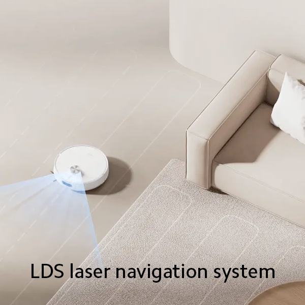 שואב אבק שוטף רובוטי שיאומי דגם Xiaomi Robot Vacuum S40 בצבע לבן
