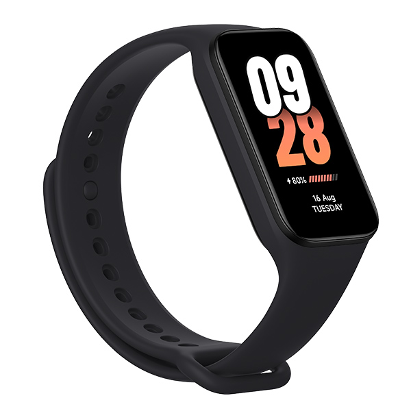 צמיד כושר חכם דגם Xiaomi Smart Band 8 Active בצבע שחור
