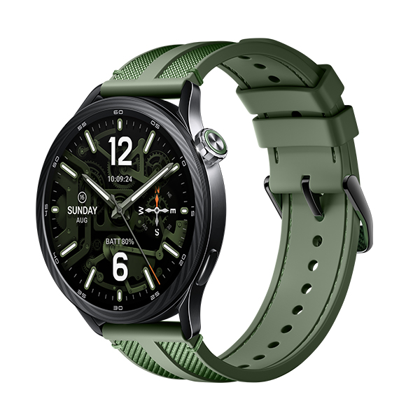 שעון ספורט חכם ומתקדם שיאומי דגם Xiaomi Watch S5 46mm בצבע ירוק