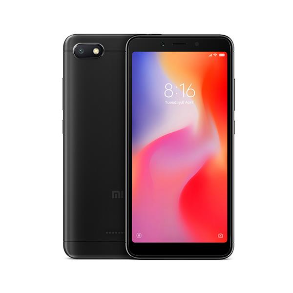 סמארטפון REDMI 6A גרסה 2GB+16GB בצבע שחור