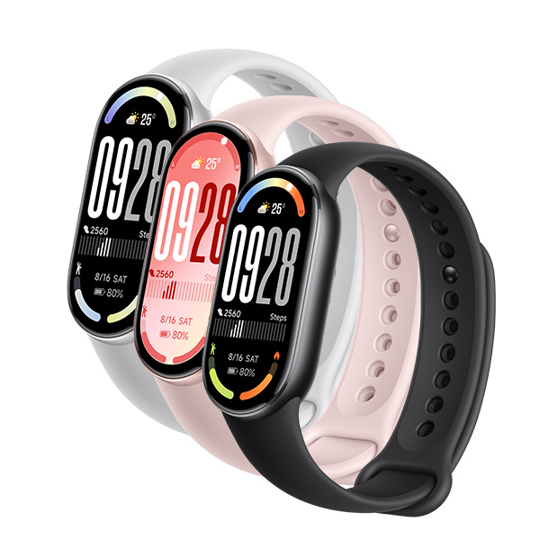 צמיד כושר חכם דור 10 דגם Xiaomi Smart Band 10 בצבע שחור