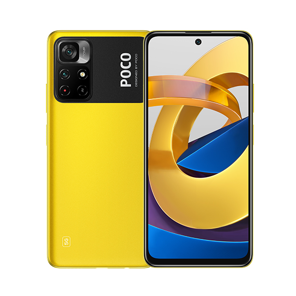 סמארטפון POCO M4 Pro 5G גרסה 6GB+128GB בצבע צהוב