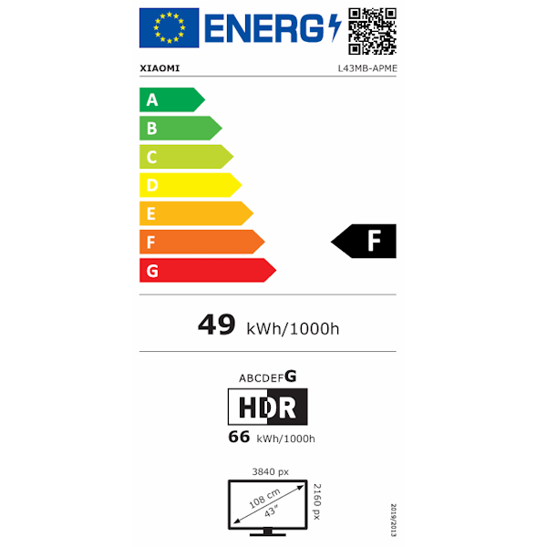 טלוויזיה ''43 QLED 4K שיאומי דגם Xiaomi TV A Pro 43'' (2026) - תצוגה