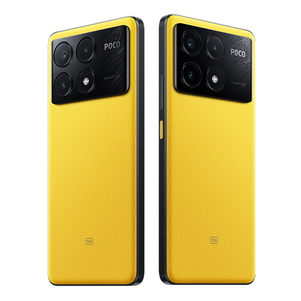 סמארטפון POCO X6 PRO 5G גרסה 8GB+256GB בצבע צהוב