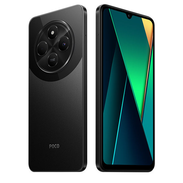 סמארטפון POCO C75 NFC גרסה 8GB+256GB בצבע שחור