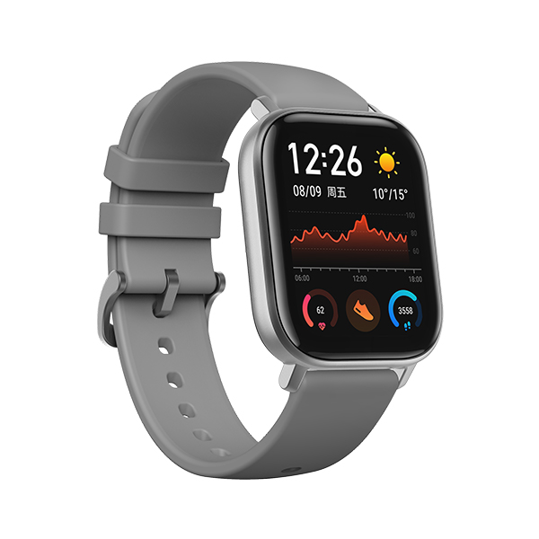 שעון חכם דגם Amazfit GTS בצבע כסוף