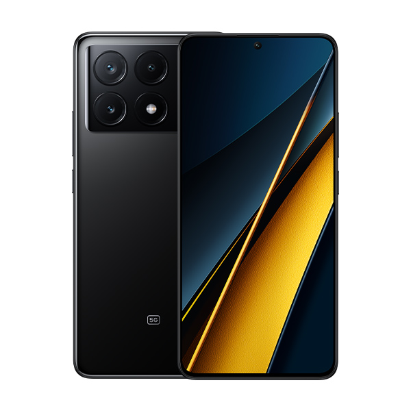 סמארטפון POCO X6 PRO 5G גרסה 8GB+256GB בצבע שחור