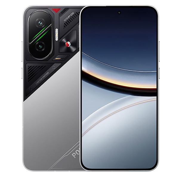 סמארטפון POCO F7 5G גרסה 12GB+512GB בצבע כסוף