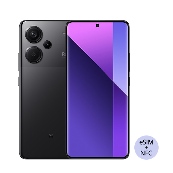 סמארטפון Redmi Note 13 Pro+ 5G NFC גרסה 12GB+512GB בצבע שחור - עודפים