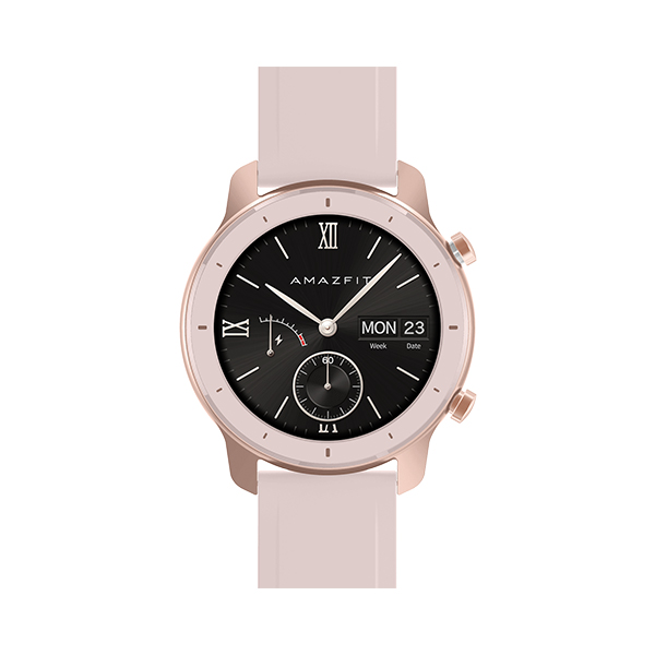 שעון חכם דגם Amazfit GTR 42mm בצבע ורוד