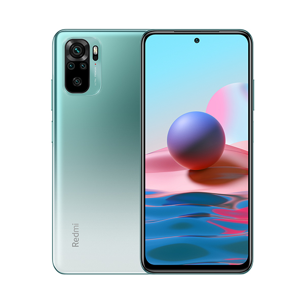 סמארטפון Redmi Note 10 גרסה 4GB+128GB בצבע ירוק