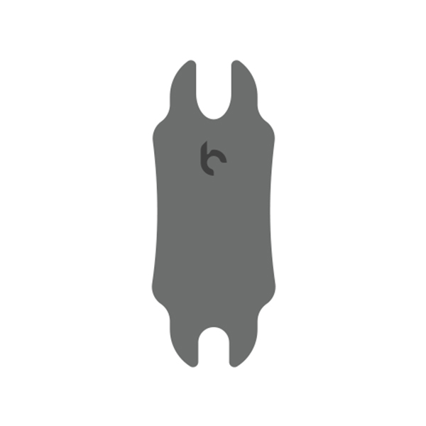 משטח עמידה לקורקינט שיאומי דגם SPIDER SILVER בצבע אפור