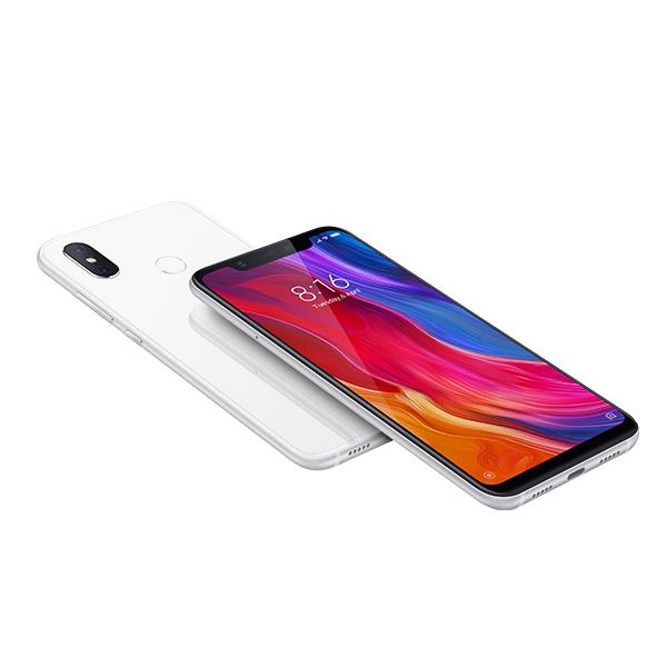 סמארטפון MI 8 גרסה 6GB+64GB בצבע לבן