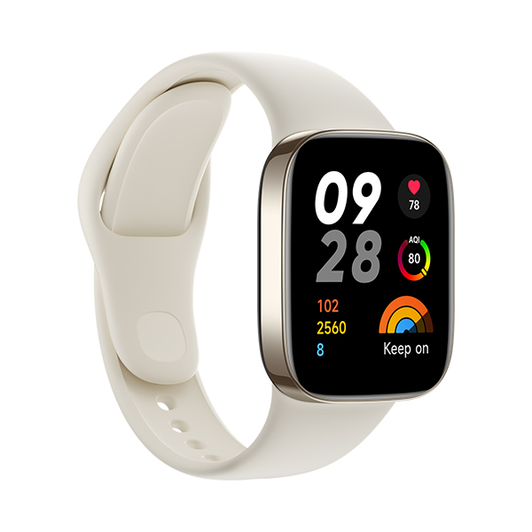 שעון ספורט חכם שיאומי Redmi Watch 3 בצבע שנהב
