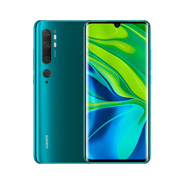 סמארטפון Mi Note 10 גרסה 6GB+128GB בצבע ירוק