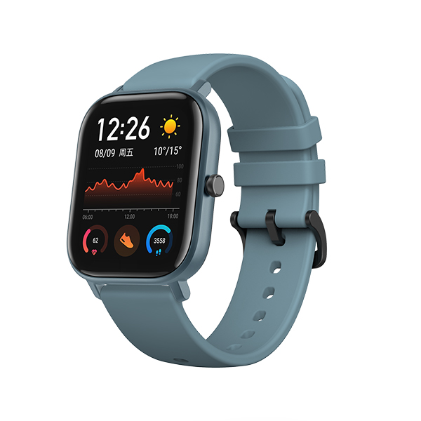 שעון חכם דגם Amazfit GTS בצבע כחול
