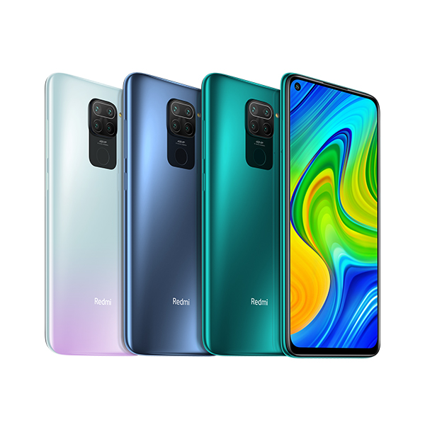 סמארטפון Redmi Note 9 גרסה 3GB+64GB בצבע לבן