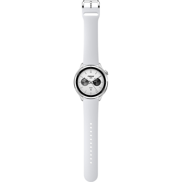 שעון ספורט חכם שיאומי דגם Xiaomi Watch S4 בצבע כסוף