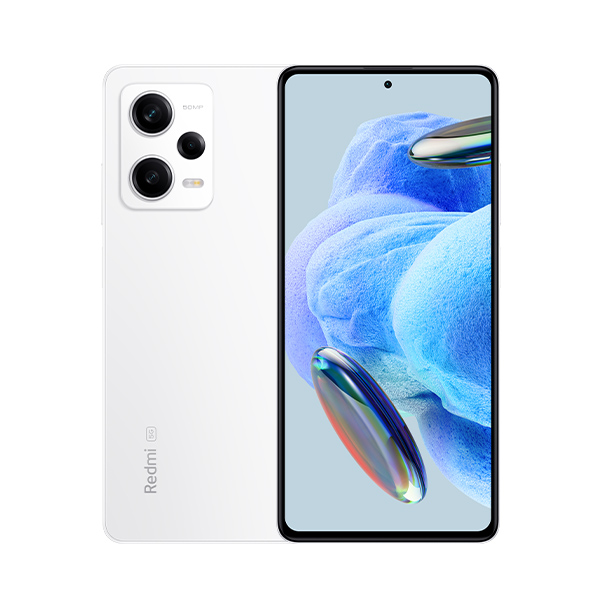 סמארטפון Redmi note 12 PRO 5G גרסה 8GB+256GB בצבע לבן