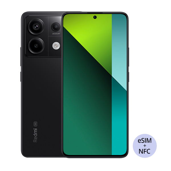 סמארטפון Redmi Note 13 Pro 5G NFC גרסה 12GB+512GB בצבע שחור