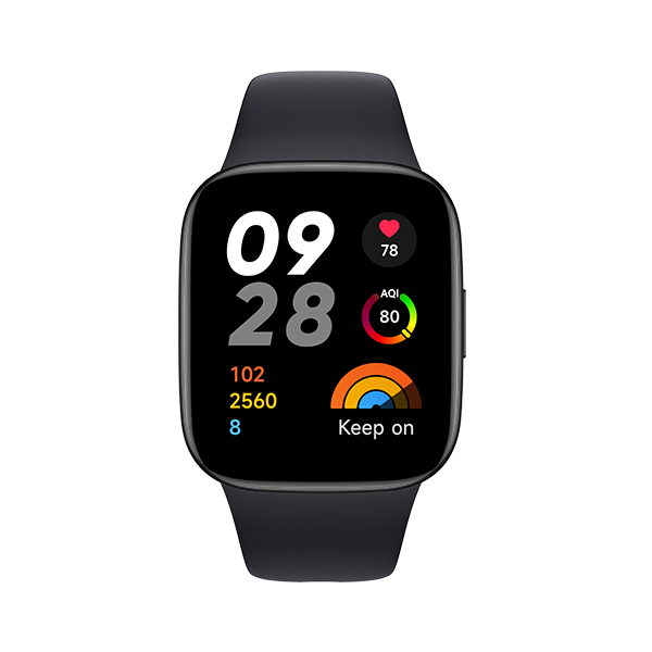 שעון ספורט חכם שיאומי Redmi Watch 3 בצבע שחור - עודפים