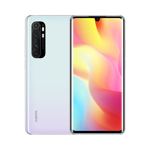סמארטפון Mi note 10 Lite גרסה 6GB+128GB בצבע לבן