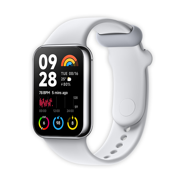 צמיד כושר חכם דגם Xiaomi Smart Band 8 Pro בצבע אפור
