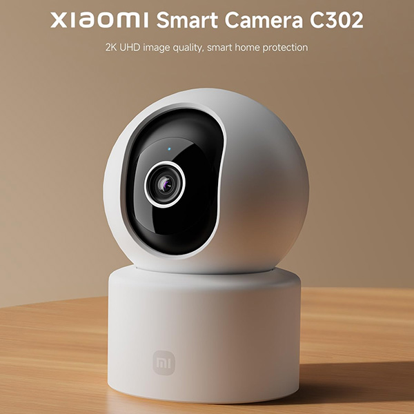 מצלמת אבטחה 2K אלחוטית 360° שיאומי דגם Xiaomi Smart Camera C302