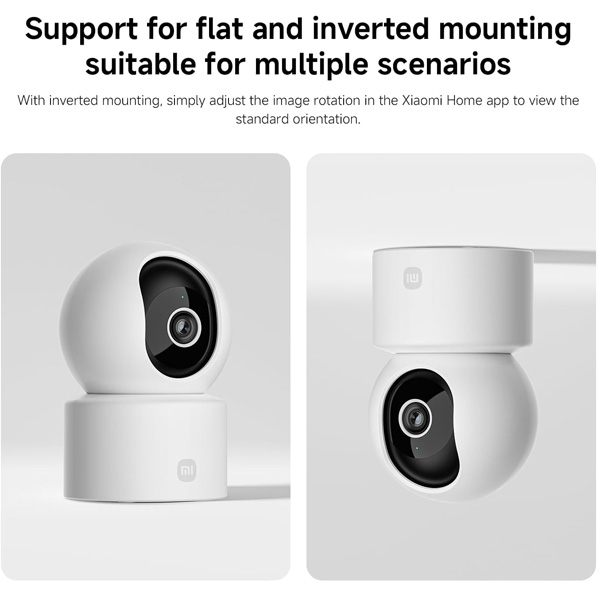 מצלמת אבטחה 2K אלחוטית 360° שיאומי דגם Xiaomi Smart Camera C302