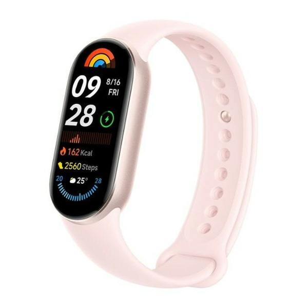 צמיד כושר חכם דור 9 דגם Xiaomi Smart Band 9 בצבע ורוד