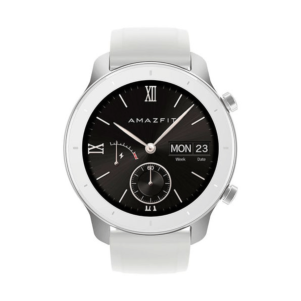 שעון חכם דגם Amazfit GTR 42mm בצבע לבן