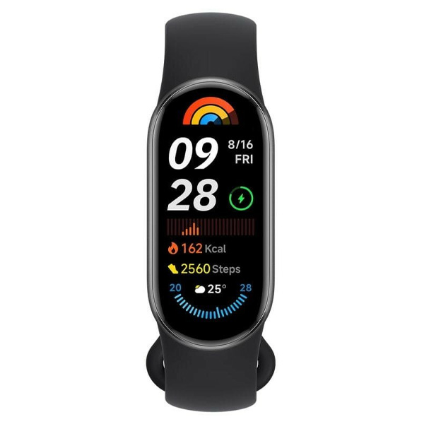 צמיד כושר חכם דור 9 דגם Xiaomi Smart Band 9 בצבע שחור