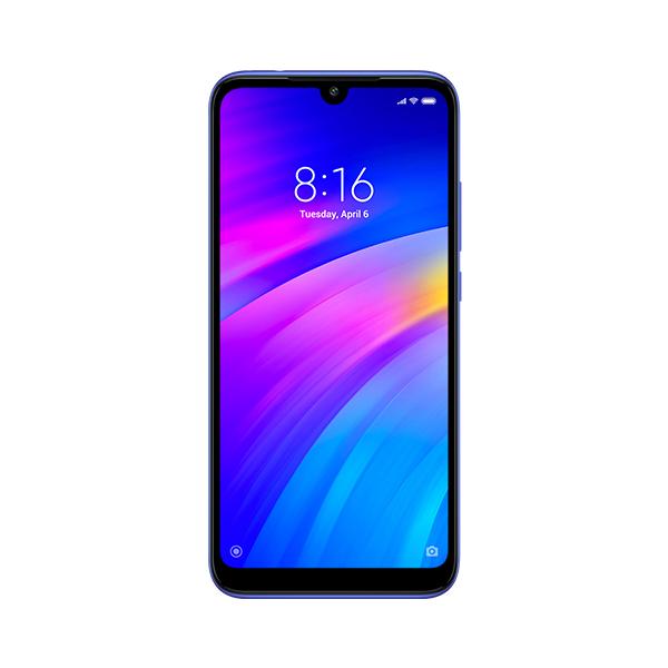 סמארטפון REDMI 7 גרסה 3GB+64GB בצבע כחול