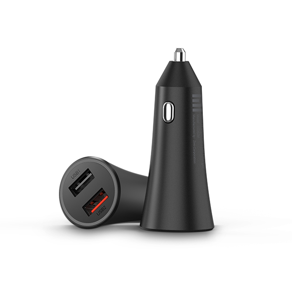 מטען שקע מצת 37W לרכב דגם Mi 37W Dual-Port Car Charger
