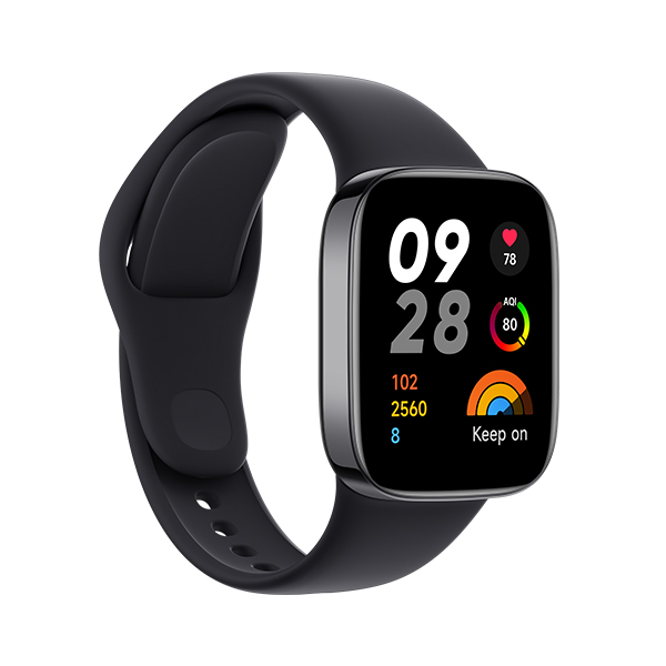 שעון ספורט חכם שיאומי Redmi Watch 3 בצבע שחור - עודפים
