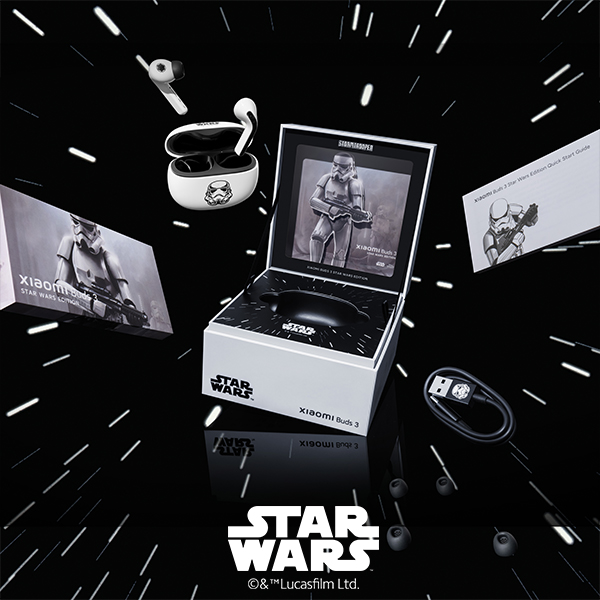 אוזניות  Bluetooth במהדורה מיוחדת Xiaomi Buds 3 Star Wars Edition