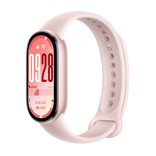 צמיד כושר חכם דור 10 דגם Xiaomi Smart Band 10 בצבע ורוד