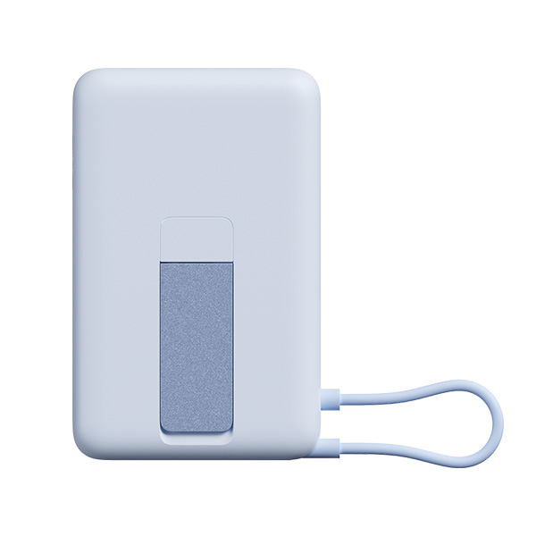 סוללת גיבוי 10000mAh עם סטנד דגם Xiaomi Magnetic Power Bank 10000 with Built-in Stand בצבע כחול